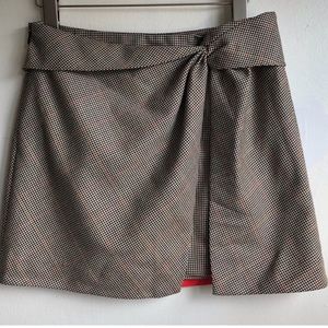 BNWT rag & bone wool plaid Logan Skirt sz 6
